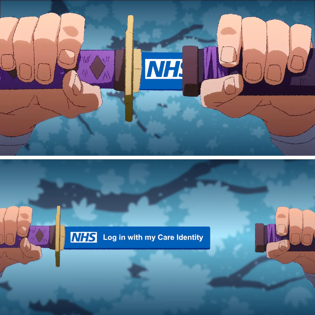Ahhh yes, NHS Care Identity is our recommended weapon of choice when signing in for NHS staff. Don’t underestimate the ease of setting up a new account for the first time either, we auto-pull your details from NHS England.